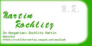 martin rochlitz business card